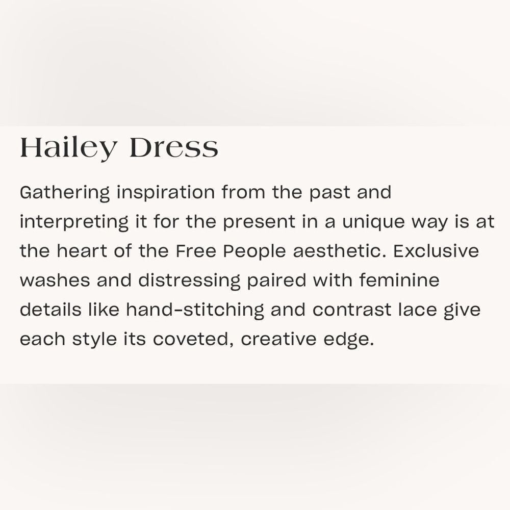 Free People Hailey Dress/ size 10 - Picture 9 of 10